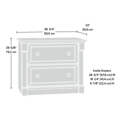 Palladia 2-Drawer Lateral File Cabinet, Letter/Legal Size, 30