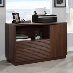 Outlet Palo Alto File Cabinet, Letter/Legal Size, 29"H x 46"W x 19"D, Spiced Mahogany (427825) File Cabinets