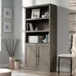 Best Select 70"H 5-Shelf Bookcase, Mystic Oak (426418) Bookcases