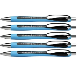 Schneider Slider Rave XB Retractable Ballpoint Pen, Extra Broad Point, 1.4mm., Black, Pack of 5 (PSY132501-5) Hot