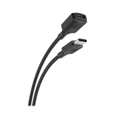 Usb Cables<scosche ExtendIt 6' USB Type-C to USB Type-C Cable, Female to Male, Black (USBCEXT3WT-SP)