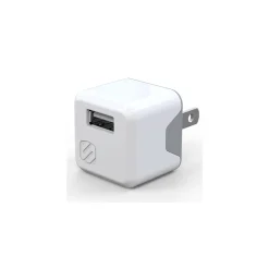 scosche SuperCUBE 12W USB Wall Charger, White (USBH121MWT)