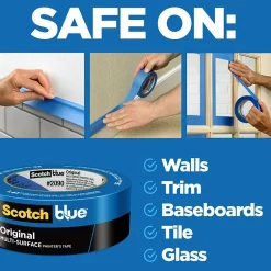 Scotch Blue ORIGINAL Painter's Tape, 0.70" x 60 yds. (2090-18E-G)* Masking Tape
