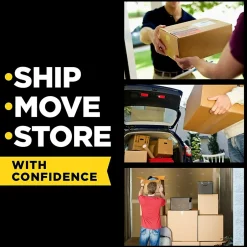 Scotch Box Lock Shipping Packing Tape with Refillable Dispenser, 1.88 in x 54.6 yds., Clear (3950-RD)* Packing Tape