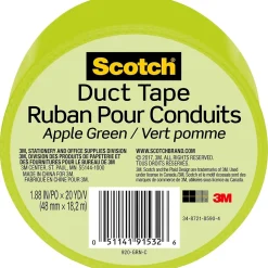 Scotch Duct Tape, 1.88" x 20 yds., Green (920-GRN-C)* Duct Tape