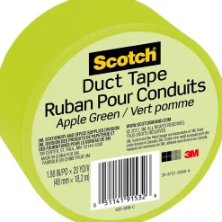 Scotch Duct Tape, 1.88" x 20 yds., Green (920-GRN-C)* Duct Tape