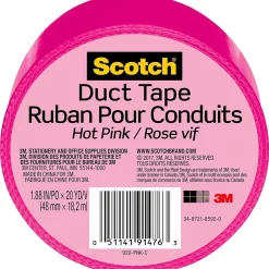 Scotch Duct Tape, 1.88" x 20 yds., Pink (920-PNK-C)* Duct Tape
