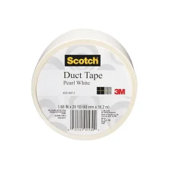 Scotch ® Duct Tape, 1.88" x 20 yds., White (920-BLK-C)* Duct Tape