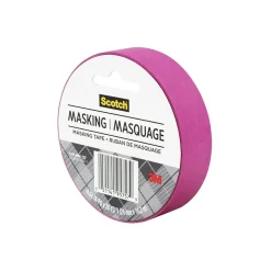 Scotch ® Expressions Masking Tape, .94" x 20 yds., Fuchsia (3437-PNK)* Masking Tape