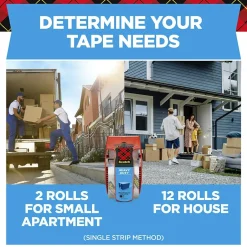 Scotch Heavy Duty Packing Tape with Dispenser, 1.88