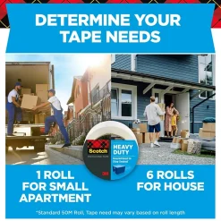 Scotch Heavy Duty Packing Tape, 1.88