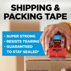 Scotch Heavy Duty Shipping Packaging Tape, 1.88 in x 27.7 yd, Clear (142L)* Packing Tape