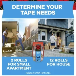 Scotch Heavy Duty Shipping Packaging Tape, 1.88 in x 27.7 yd, Clear (142L)* Packing Tape