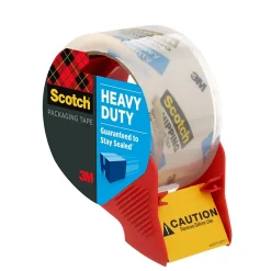 Scotch Heavy Duty Shipping Packaging Tape, 1.88 in x 38.2 yds., 2 Pack (3850S-21RD-3GC)* Packing Tape