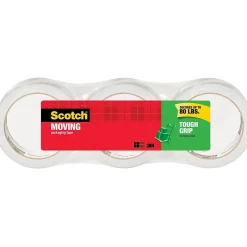 Scotch Packing Tape, 1.88" x 43.7 yds., Clear, 3/Pack (3500-40-3)* Packing Tape