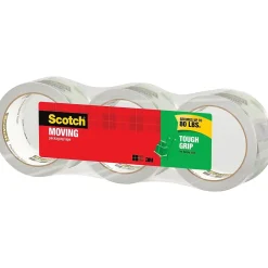 Scotch Packing Tape, 1.88" x 43.7 yds., Clear, 3/Pack (3500-40-3)* Packing Tape