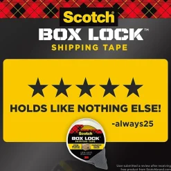 Scotch Shipping Packaging Tape, 1.88 in x 38.2 yds., 6 Pack (3950S-6)* Packing Tape