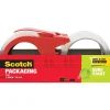 Scotch Sure Start Packing Tape with Dispenser, 1.88" x 38.2 yds., Clear, 2/Pack (3450S-2-1RD)* Packing Tape