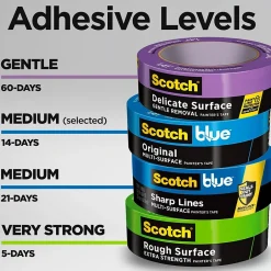 Scotch Blue ORIGINAL Painter's Tape Value Pack, 0.94