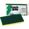 Scotch-Brite ™ Medium Duty Scrub Sponge, Green/Yellow (74)