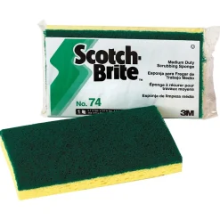 Scotch-Brite ™ Medium Duty Scrub Sponge, Green/Yellow (74)