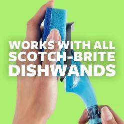 Scotch-Brite Non-Scratch Dishwand Refill, Blue, 2/Pack (483-12)