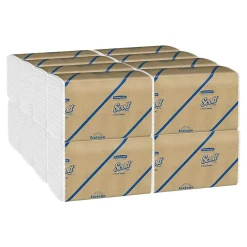 Paper Towels<Scott C-Fold Paper Towels, 1-ply, 150 Sheets/Pack, 16 Packs/Carton (45786)
