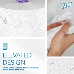 Paper Towels<Scott Essential Recycled Hardwound Paper Towels, 1-ply, 950 ft./Roll, 6 Rolls/Carton (02001)