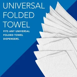 Paper Towels<Scott Essential Recycled Multifold Paper Towels, 1-ply, 250 Sheets/Pack, 16 Packs/Carton (1840)