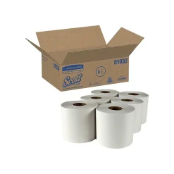 Paper Towels<Scott Essential Recycled Centerpull Paper Towels, 1-ply, 700 Sheets/Roll, 6 Rolls/Pack (01032)