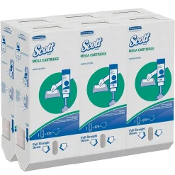 Napkins<Scott Mega Cartridge Recycled Beverage Napkin, 1-ply, White, 875 Napkins/Pack, 6/Carton (98908)