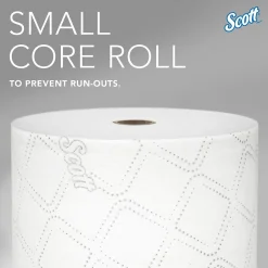 Scott Pro 2-Ply Small Core Standard Toilet Paper, White, 1100 Sheets/Roll, 36 Rolls/Carton (47305)
