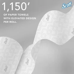 Paper Towels<Scott Pro Recycled Hardwound Paper Towels, 1-ply, 1150 ft./Roll, 6 Rolls/Carton (25702)