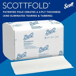 Paper Towels<Scott Pro fold Recycled Multifold Paper Towels, 1-ply, 175 Sheets/Pack, 25 Packs/Carton (01960)