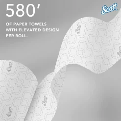 Paper Towels<Scott Pro Slimroll Recycled Hardwound Paper Towels, 1-ply, 580 ft./Roll, 6 Rolls/Carton (47032)