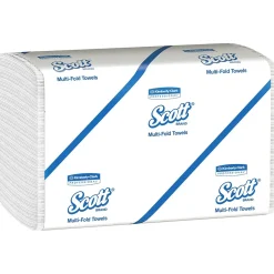 Paper Towels<Scott Recycled Multifold Paper Towels, 1-ply, 250 Sheets/Pack, 16 Packs/Carton (8009)