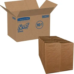 Napkins<Scott Recycled Napkin, 2-ply, White, 300 Napkins/Pack, 10/Carton (98200)