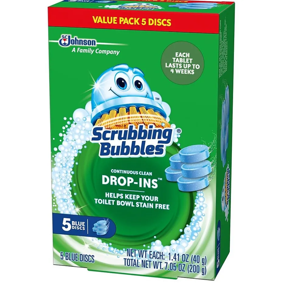 Scrubbing bubbles Drop-Ins Toilet Cleaning Tablets, 5/Pack (307946)
