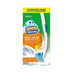 Scrubbing bubbles Fresh Brush Toilet Cleaning System Starter Kit, Citrus Scent (301822)
