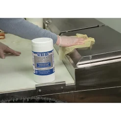 Scrubs Stainless Steel Cleaner Polish Dual-Sided 9.75" x 10.5" Wipes, 30/Pack (ITW91930)