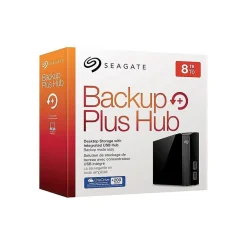 Seagate Backup Plus Hub 8TB External Hard Drive Desktop HDD USB 3.0 with 2 USB Ports, Black (STEL8000100)* External Hard Drives