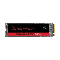 Seagate IronWolf 525 500GB M.2 PCIe Gen 4 NVMe 1.3 Internal Solid-State Drive, TLC (ZP500NM3A002)* Solid State Drives