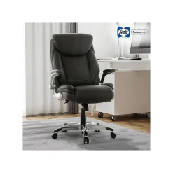 Posturepedic Axel Swivel Executive Office Chair, Dark Grey (64626) Office Chairs