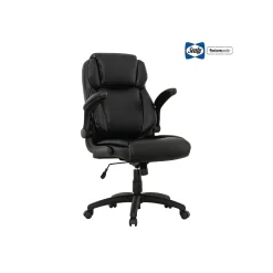 Discount Posturepedic Hudson Ergonomic Swivel Office Chair, Black (64627) Office Chairs
