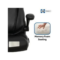 Discount Posturepedic Hudson Ergonomic Swivel Office Chair, Black (64627) Office Chairs