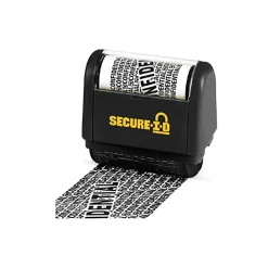 Cosco SecureID Roller Stamp, "Confidential", Black Ink (035510) Outlet