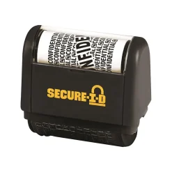 Cosco SecureID Roller Stamp, "Confidential", Black Ink (035510) Outlet
