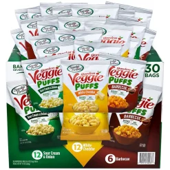 Variety Snack Packs<Sensible Portions Garden Veggie Puffs Variety Pack 0.5 oz., 30/Pack (325-00014)