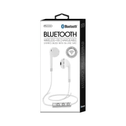 Sentry Wireless Bluetooth Stereo Headphones, Silver (BT879)