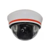 Security Cameras & Systems<SeqCam SEQ5302 Wired Dome IP Camera, Night Vision, White/Black